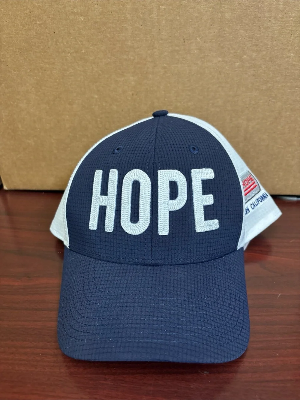 PGA Hope Golf Hat Northern California Adjustable Vented SnapBack Cap Adjustable